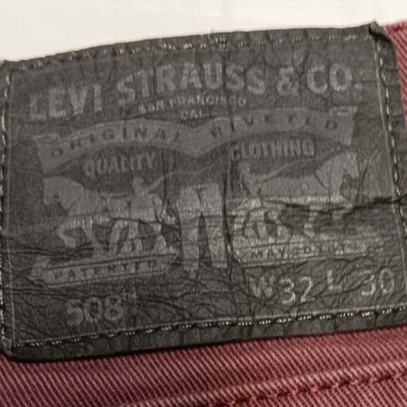 Levi's Men's 508 Straight Twill Pant - Picture 7 of 7